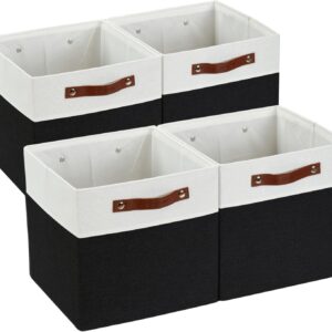 Fabric Cube Storage Bins (Set of 4)