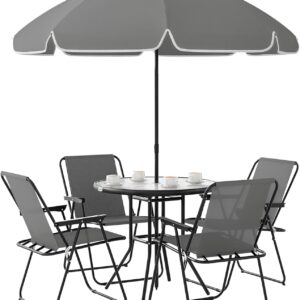 6-Piece Outdoor Patio Dining Set
